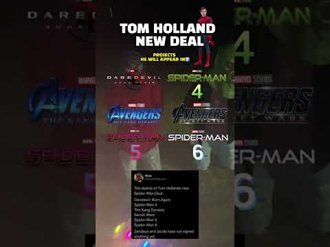 TOM HOLLAND NEW CONTRACT #spiderman #tomholland #marvel #shorts