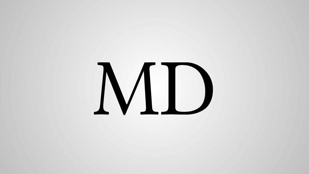 What Does "MD" Stand For?