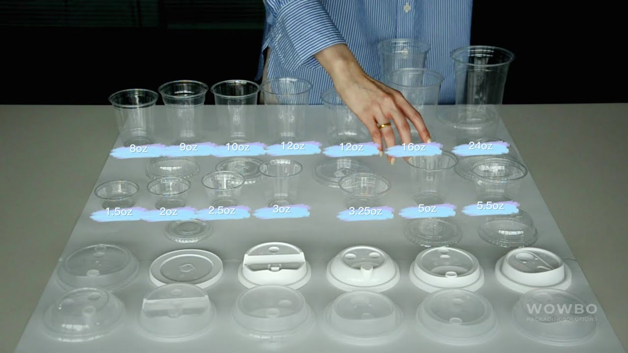 Everything About Plastic Cups That Entrepreneurs in the Food Industry Should Know——Size And Lids