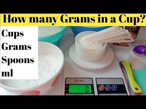 How many grams in 1 cup| Cup to gram conversion| Grams|| ml || Tablespoons|| Baking Conversion chart
