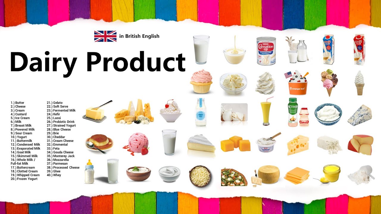 Dairy Product in British English