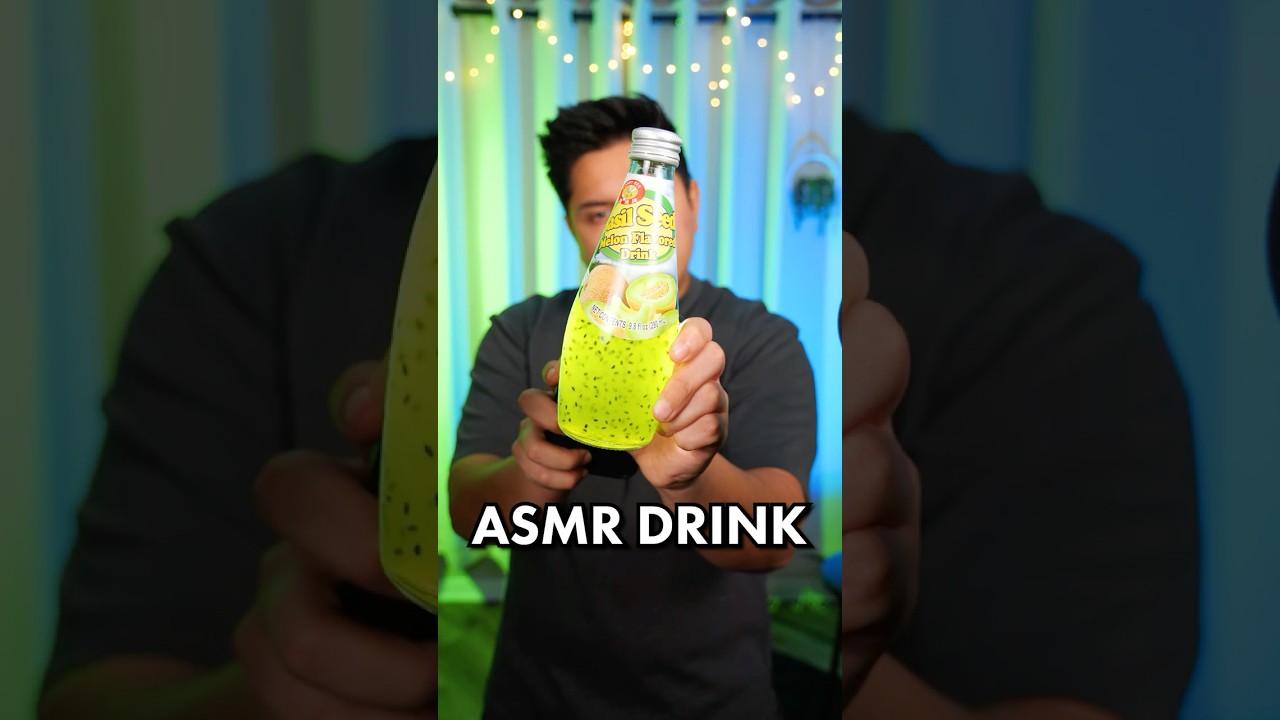 Basil Seed & Hello Kitty Drink Chug 💧 | #ASMR