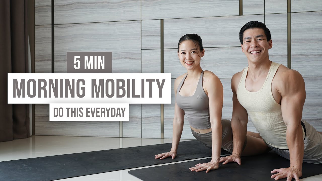 5 MIN MORNING MOBILITY ROUTINE I full body, for flexibility and relaxation, no equipment