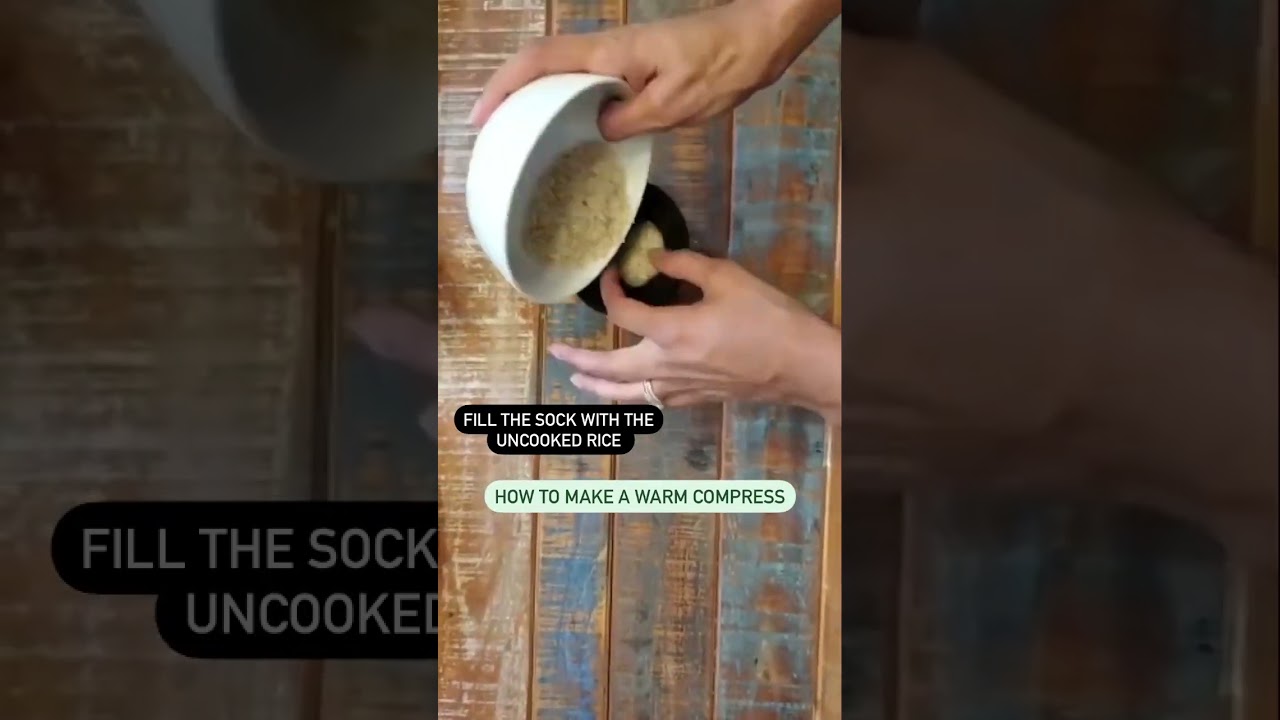 How to make an at-home warm compress