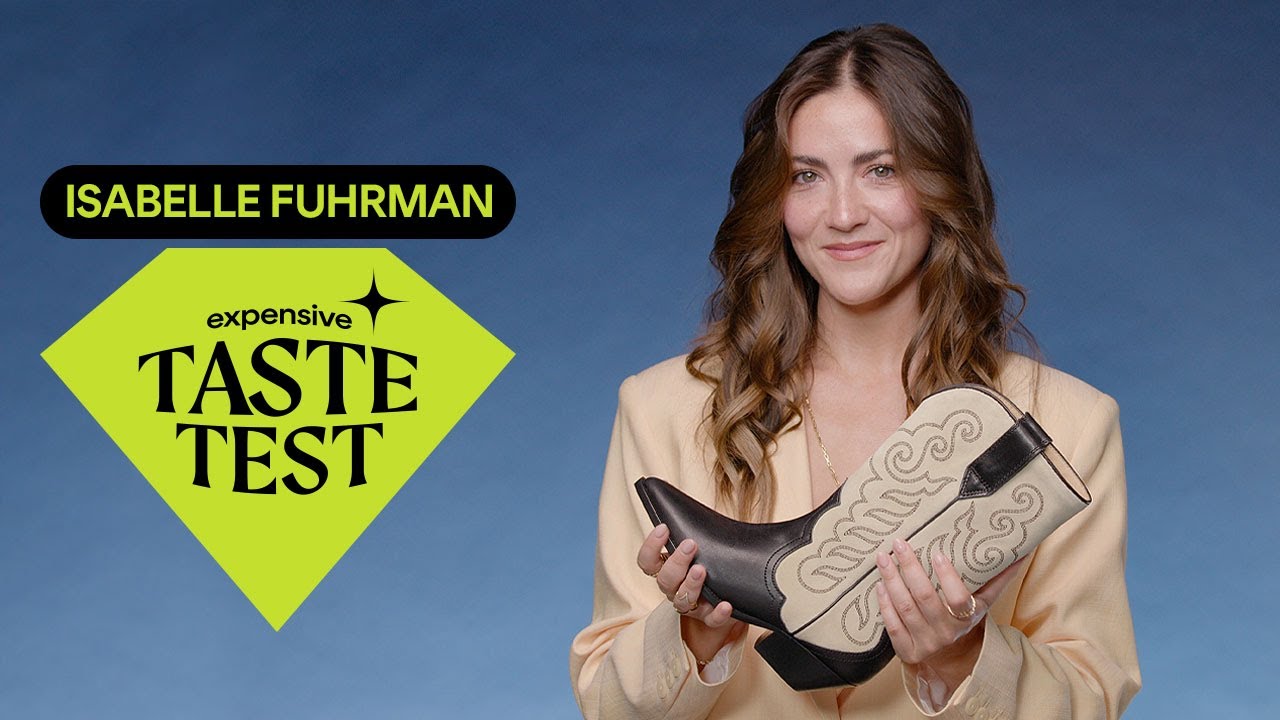 Isabelle Fuhrman Sniffs Out the $139 vs. $1,150 Cowboy Boots | Expensive Taste Test | Cosmopolitan