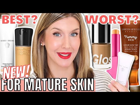 5 BEST & WORST New Foundations for Mature Skin 2023 | Foundation Roundup