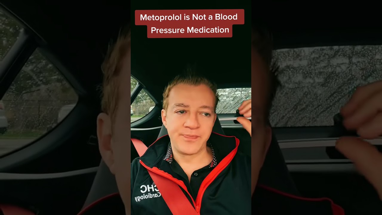 Metoprolol is Not a Blood Pressure Medication! Neither is atenolol
