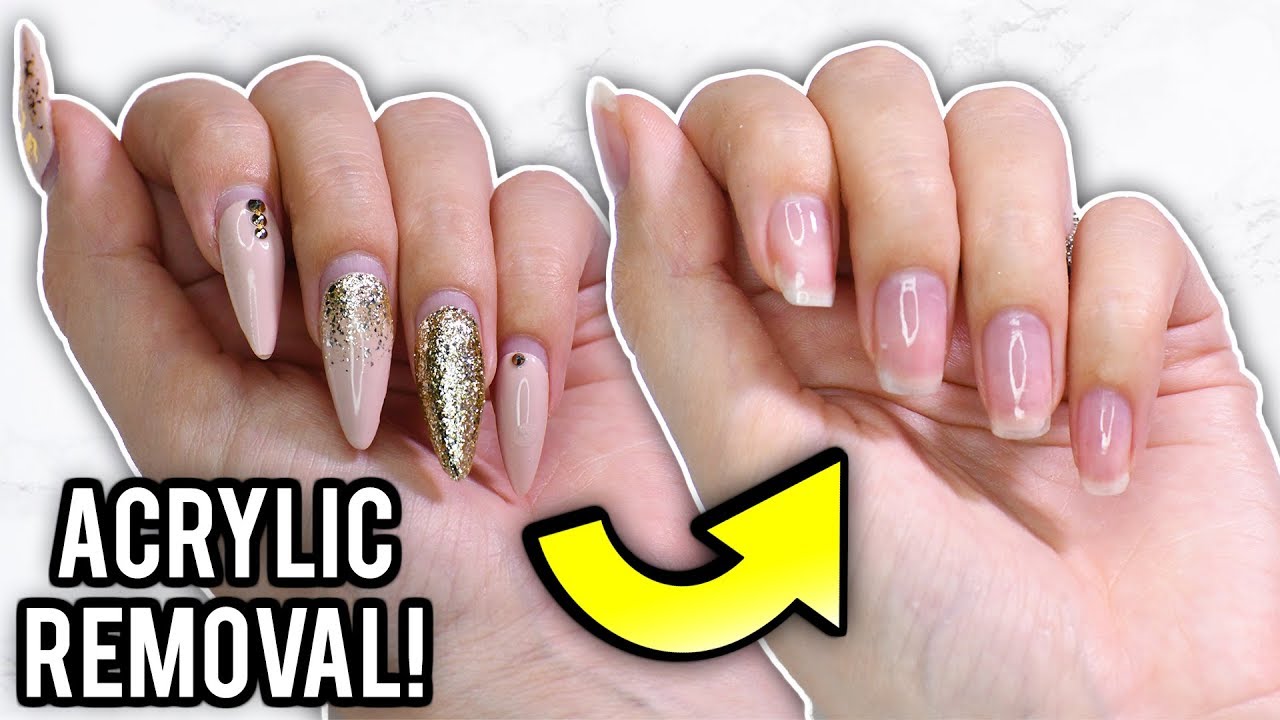 Remove Acrylic Nails At Home: Step By Step How-To Tutorial
