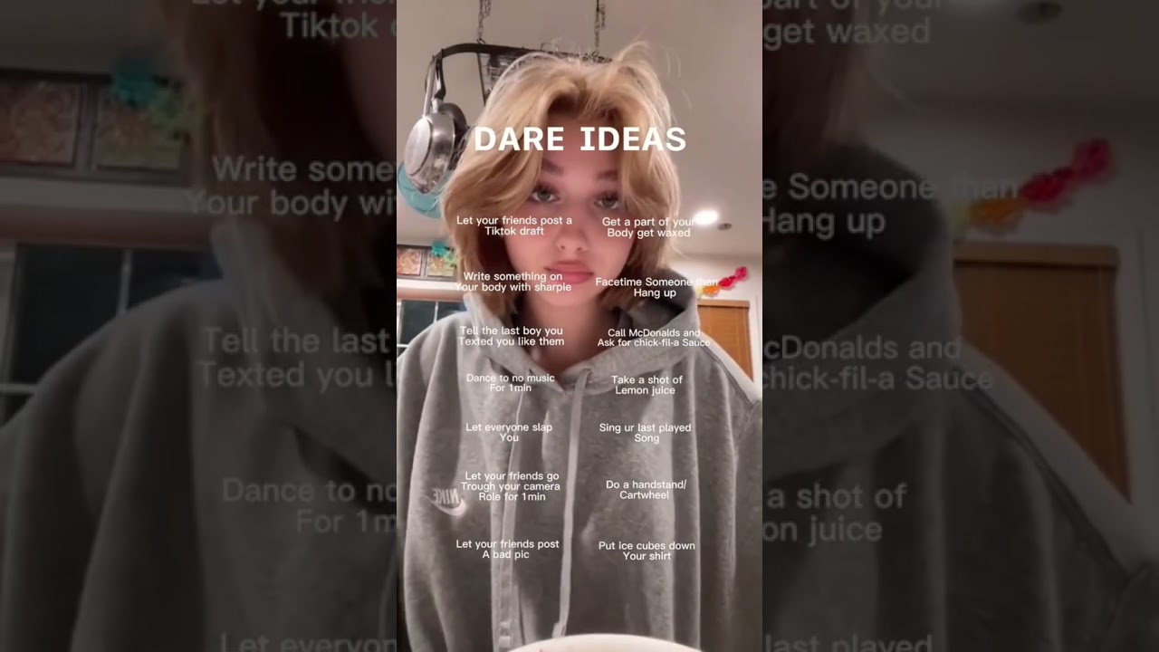 Dare ideas 🤓☝️💡#dare #idea #truthordare  #tips #advice #lolabekka #aesthetic #friends #funny