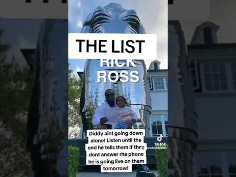Diddy reads Eerie List of Celebrities Names #diddyupdate #tiktok #diddynews #diddy #diddler #usa