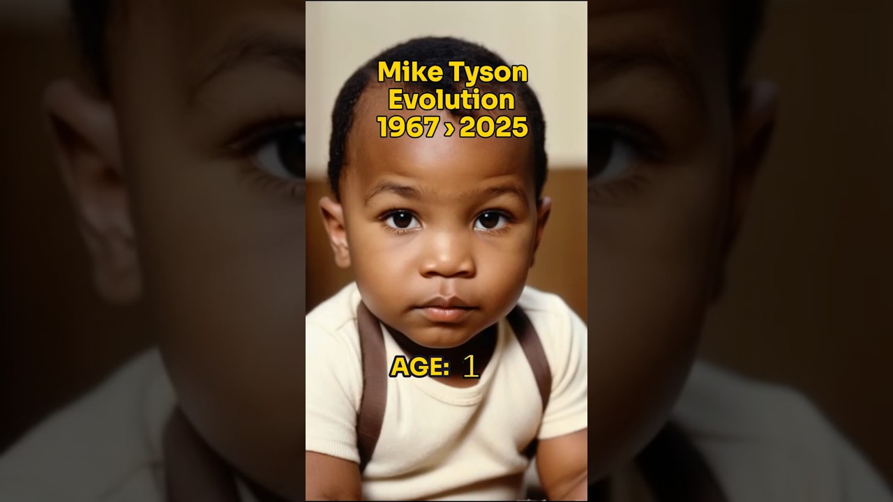 The Evolution of Mike Tyson: Age 1 to 58! (AI-Generated)