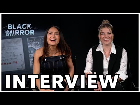 BLACK MIRROR Interview | Salma Hayek and Annie Murphy Talk "Joan Is Awful" Episode