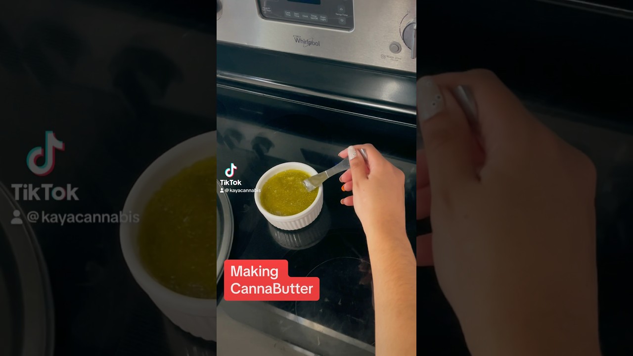 At home Canna Butter ￼￼Recipe￼.🧈#diy #butter #funbakingideas #cannabutter #denverfoodie