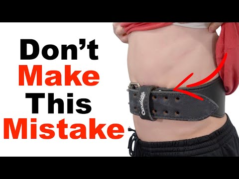 Stop Wearing Your Weightlifting Belt Like THIS (Do It Correctly!)