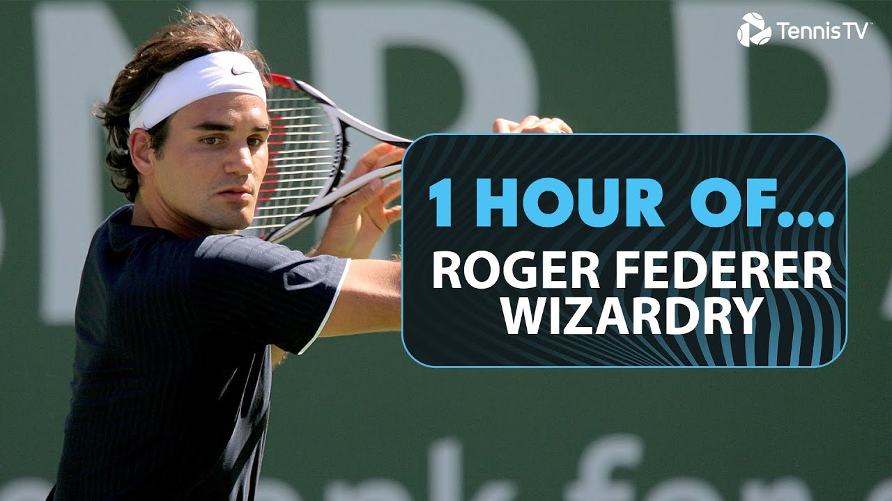 1 HOUR Of Roger Federer WIZARDRY! 🤩