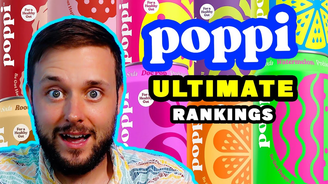 I Tried ALL 10 Flavors of Poppi Soda