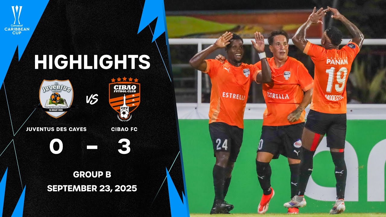 Juventus vs Cibao FC | 2025 Concacaf Caribbean Cup | Group Stage