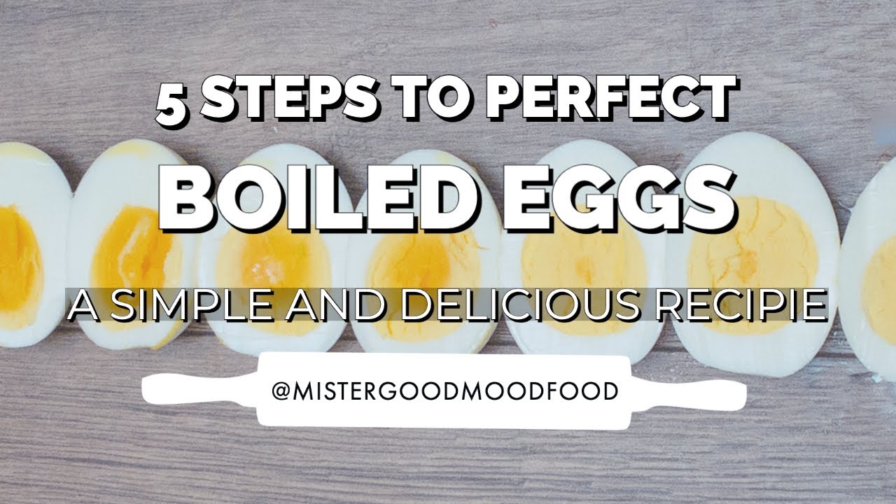 5 steps to PERFECT Boiled Eggs