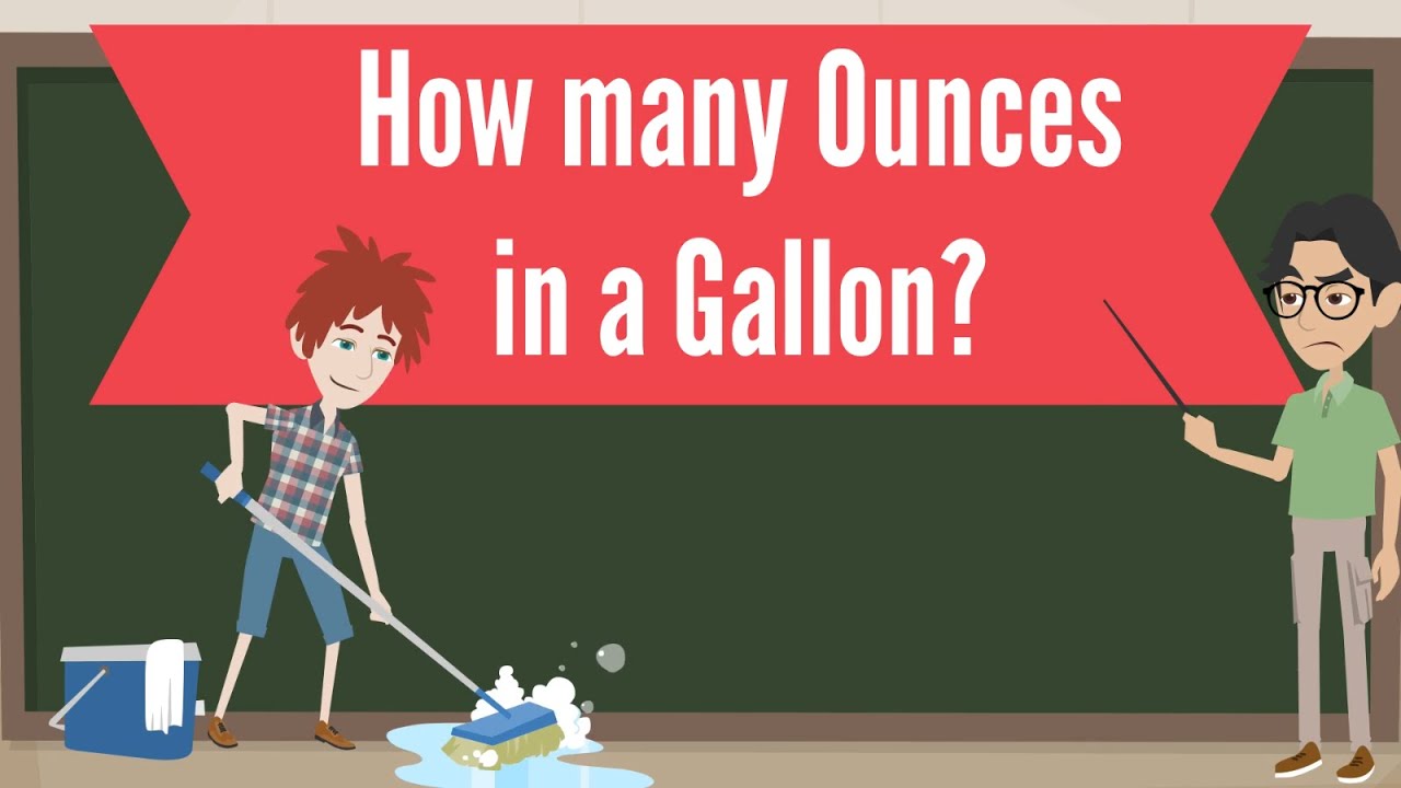 How many ounces in a gallon?