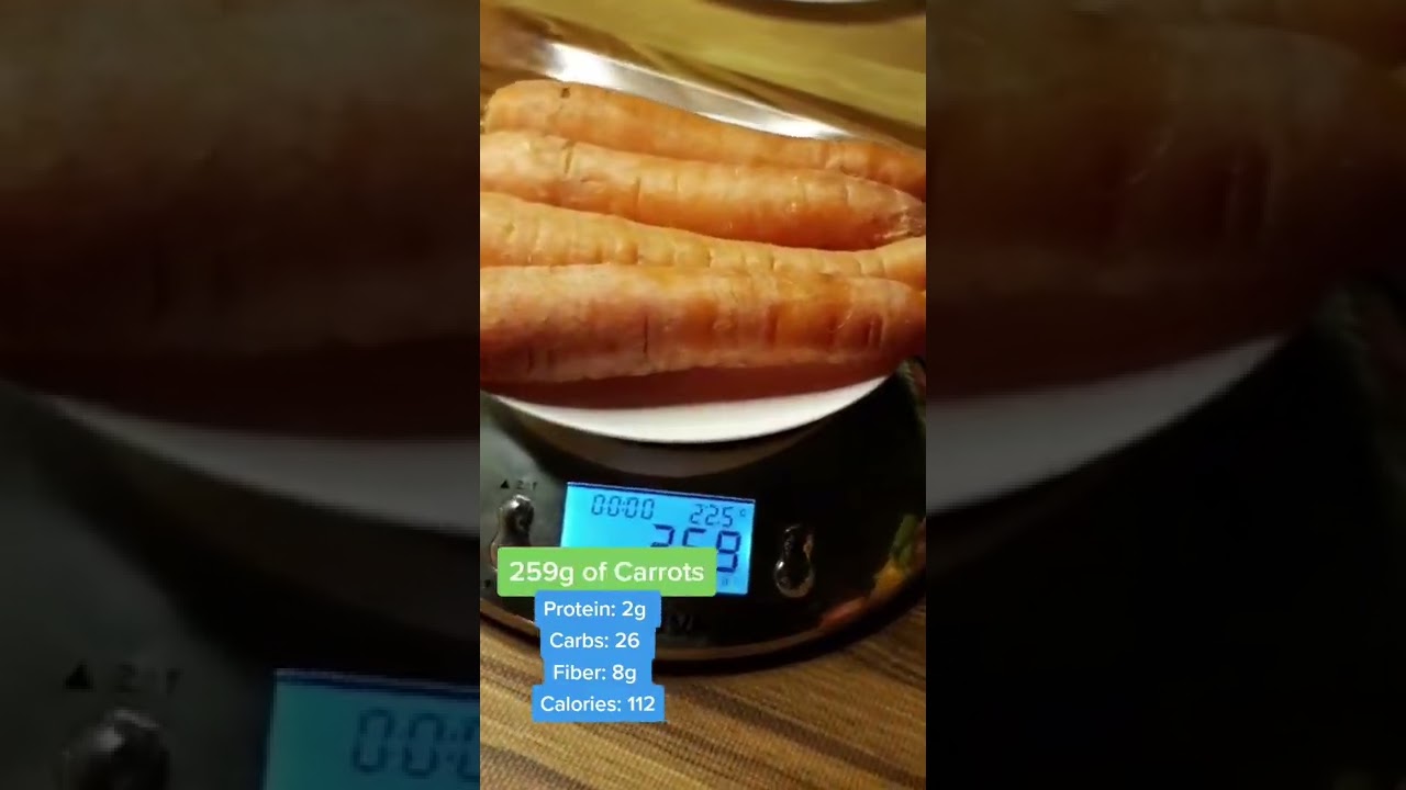 What 100 Calories of Carrots Looks Like