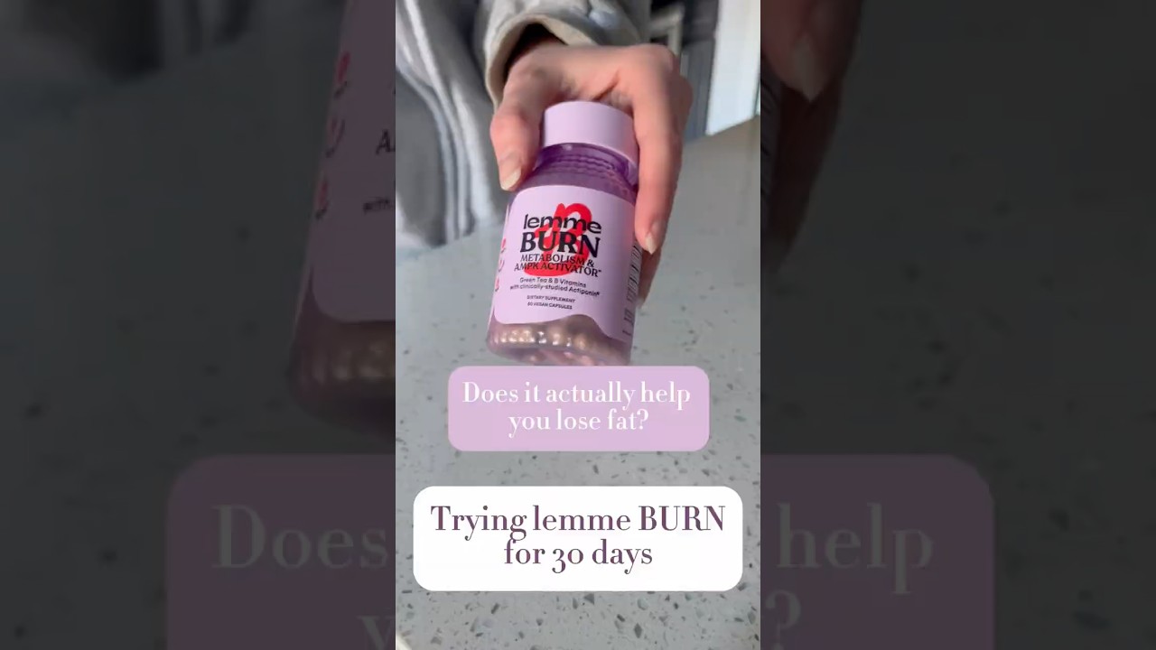 DO THESE BURN FAT? Trying Lemme Burn for 30 Days 💜 #weighttlossjourney #weightloss #fitness