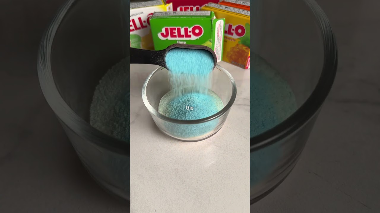 mixing every jell-o flavor