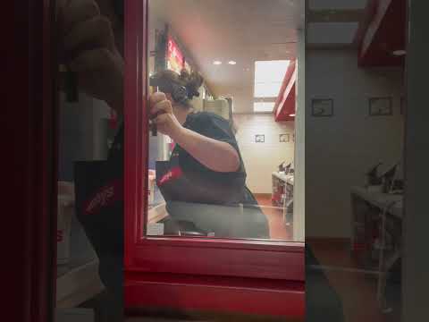 Drive-thru fart spray prank! They don’t get paid enough for this 🤮😂