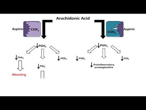 Asprin (NSAID) - Mechanism of Action; anti-inflammatory action