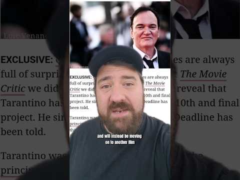 Tarantino has canceled his latest film The Movie Critic #movies