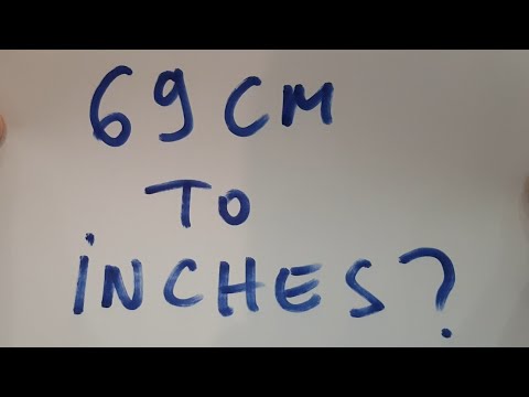 69 cm to inches?