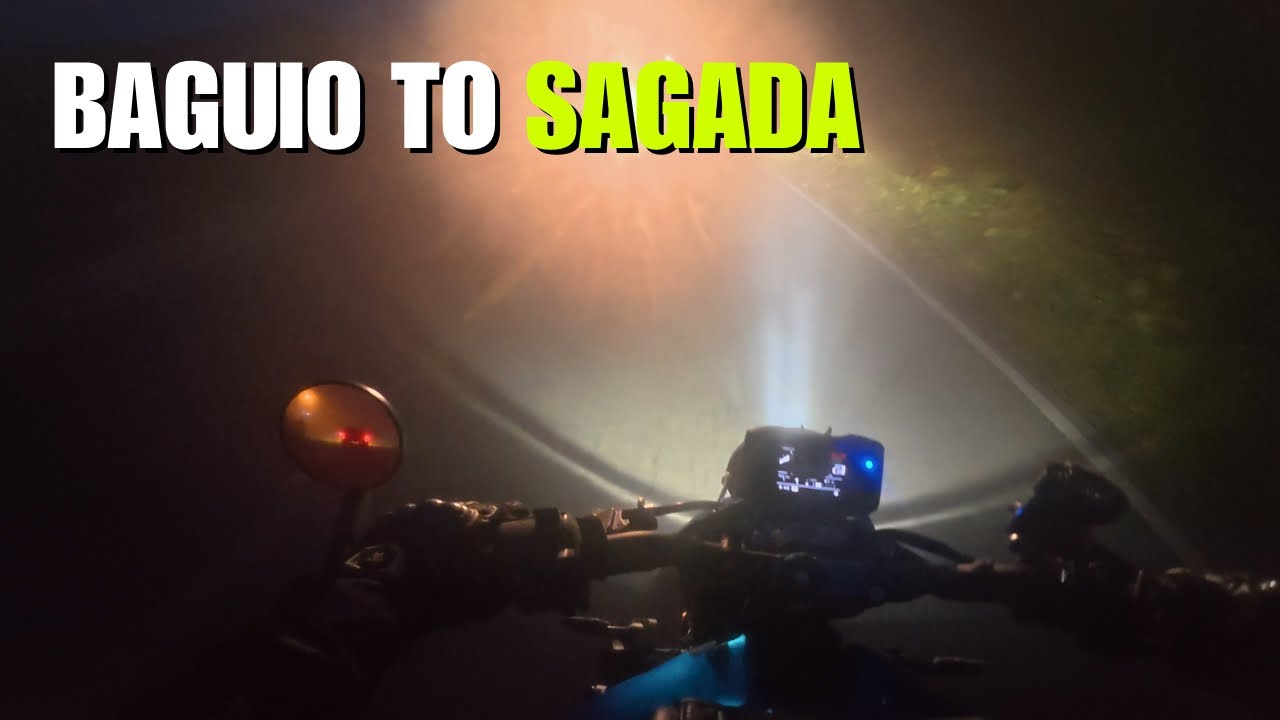 BAGUIO To SAGADA Foggy Ride