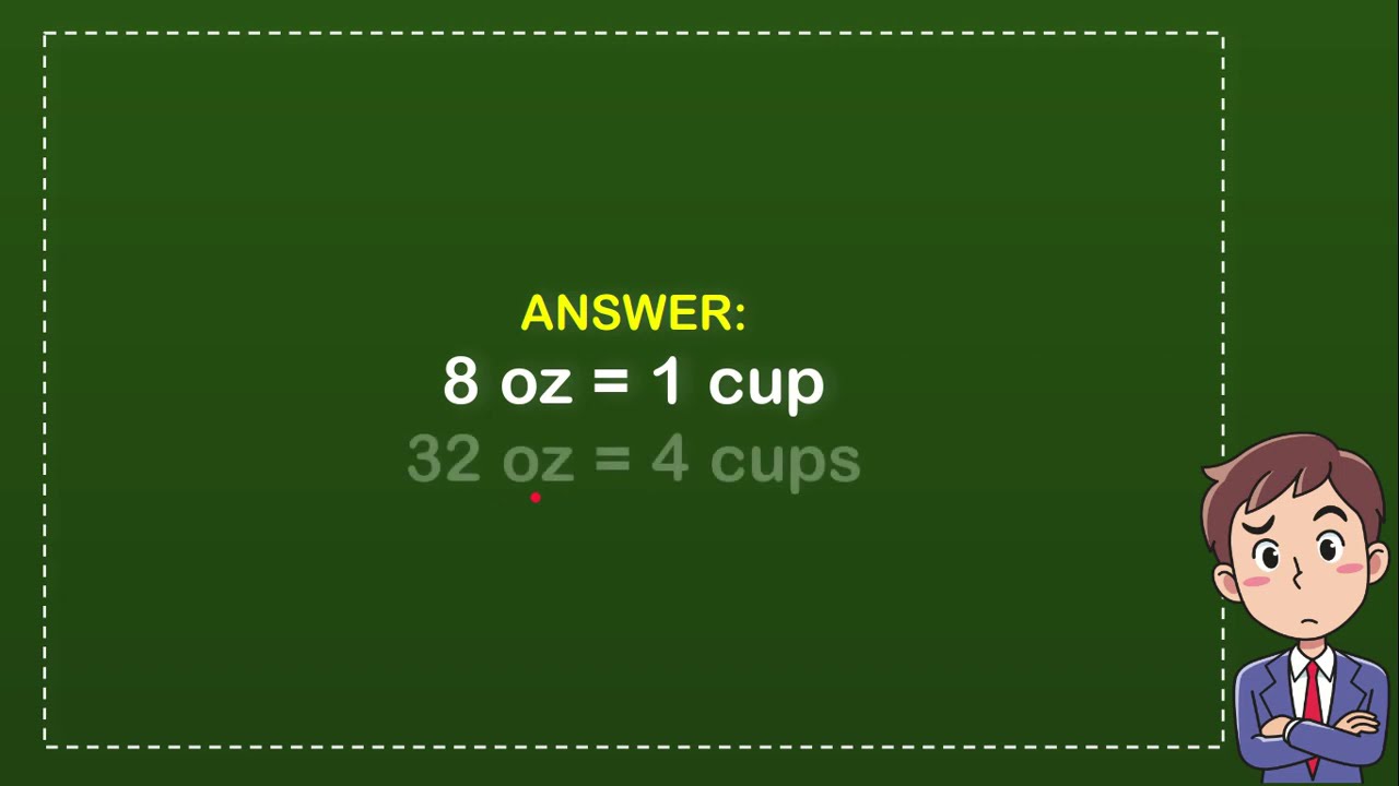 how many cups in 32 oz