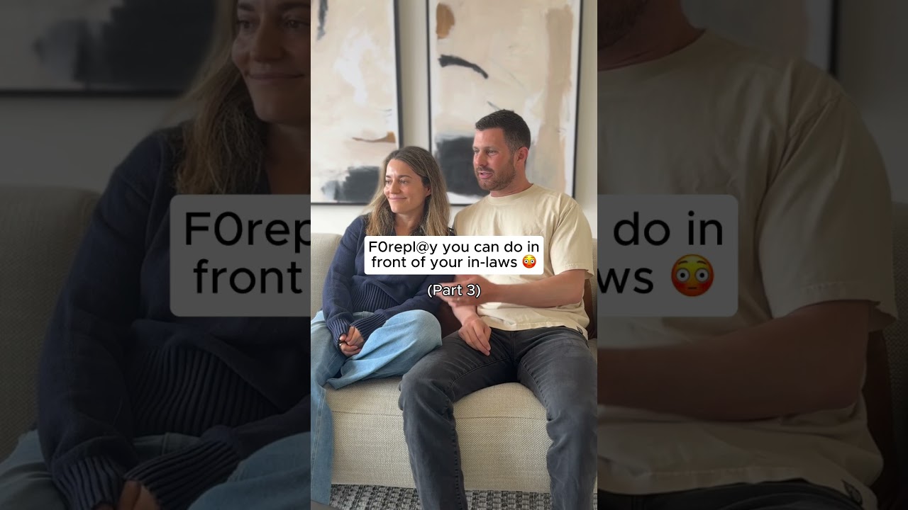 Foreplay you can do anywhere 🥰 #marriedcouple #couple #married