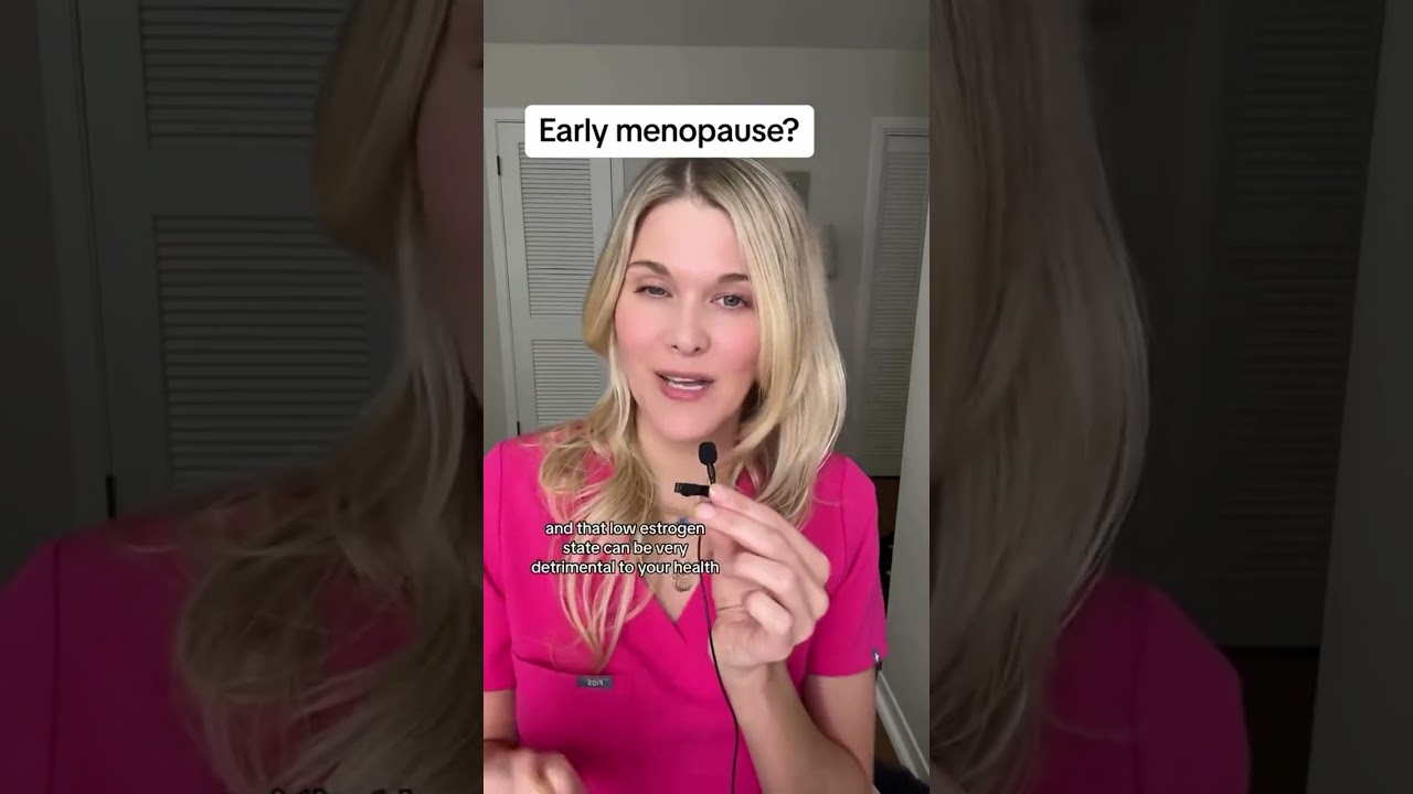 Are you going into menopause early? The average age for menopause is 51 to 52