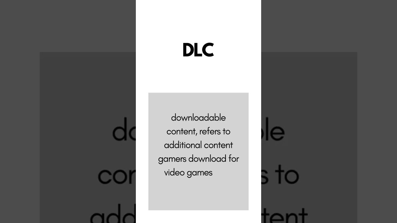 DLC meaning