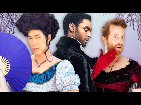 The Try Guys Wear 1800s Bridgerton Dresses