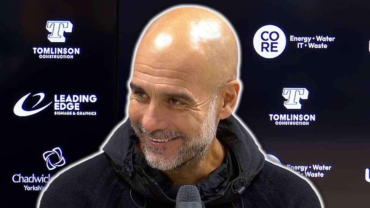 'THEY HAVE GOOD VITAMINS, PROTEIN AND GOOD FOOD!' 🥩 | Pep Guardiola | Huddersfield Town 0-2 Man City