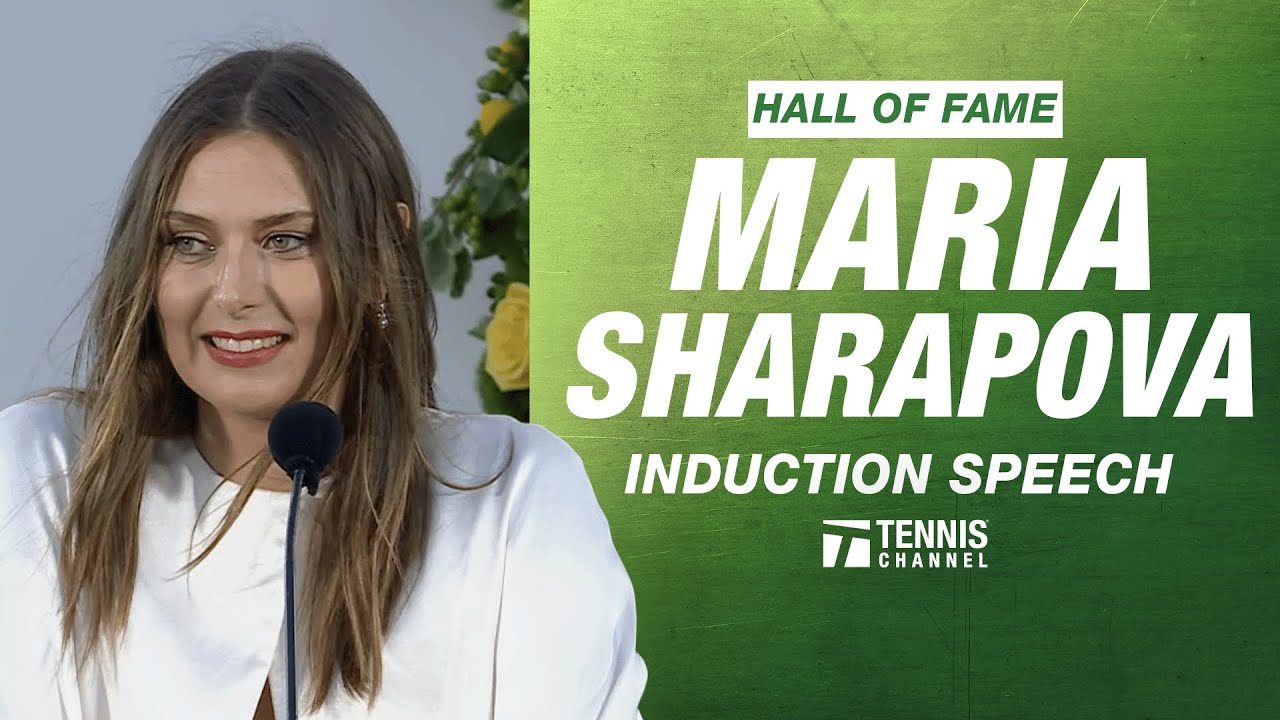 Maria Sharapova 2025 International Tennis Hall of Fame Induction Speech