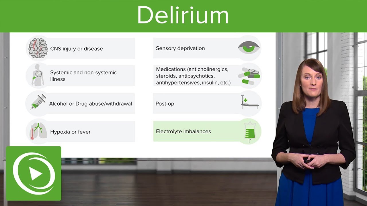 Delirium – Psychiatry | Lecturio