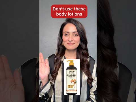 Avoid these body lotions | use these instead for dry skin | dermatologist recommends