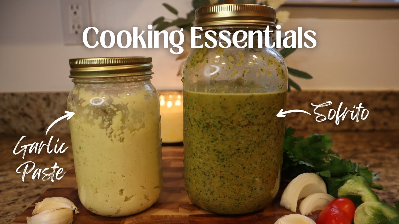 My Homemade Garlic Paste and Sofrito Recipe Will Change Your Cooking!