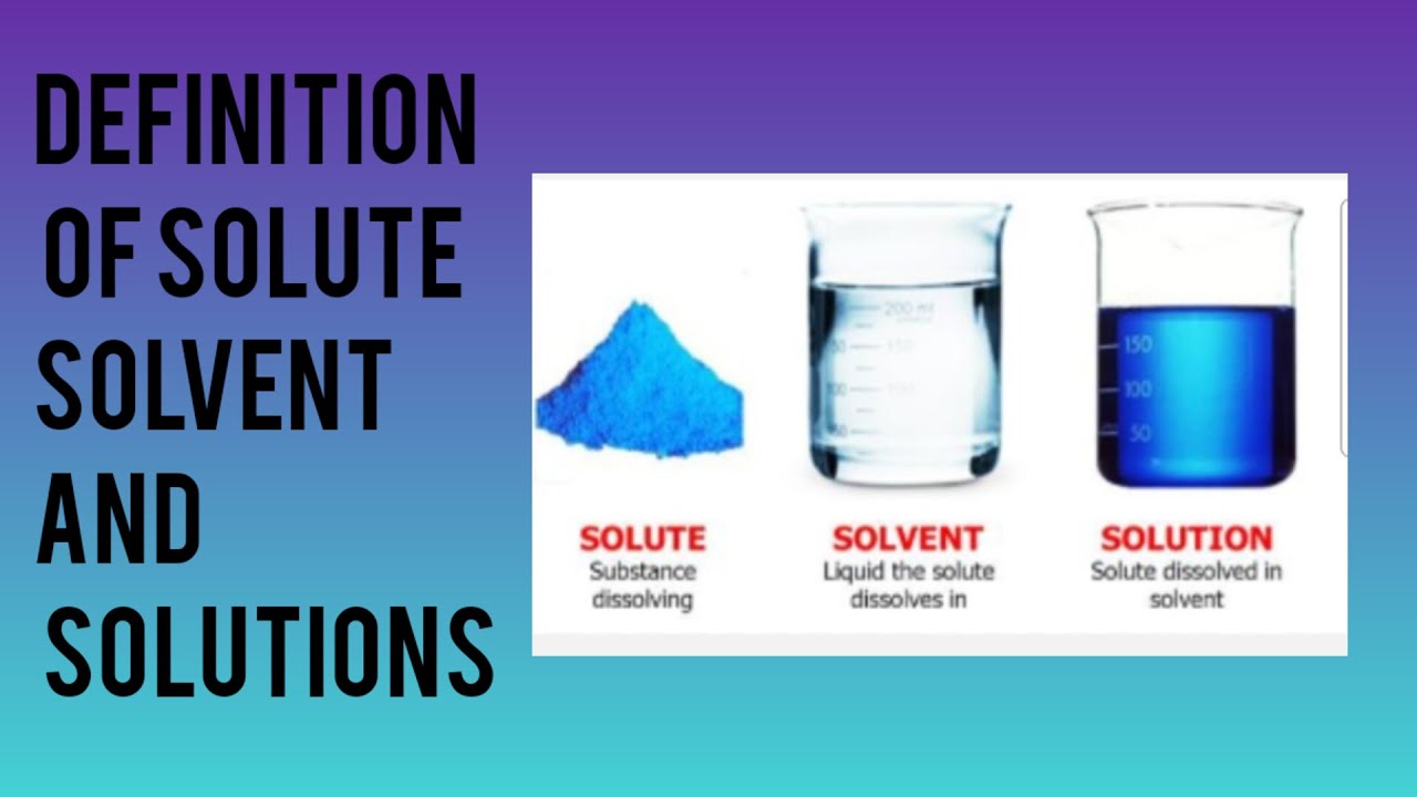 Definitions of solute solvent and Solutions |Science |Definitions #science #definition