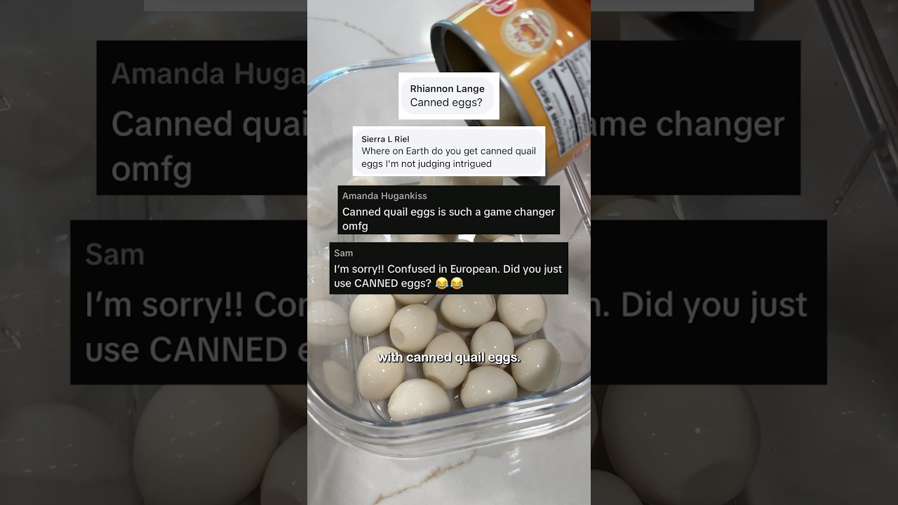 Canned Quail Eggs Exist