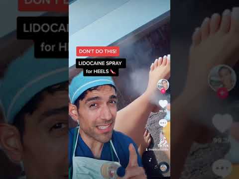 LIDOCAINE SPRAY for HIGH HEELS?
