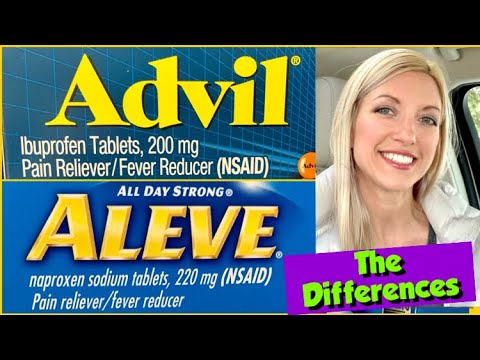 NSAIDs Ibuprofen (Advil, Motrin) vs. Naproxen (Aleve): The Differences