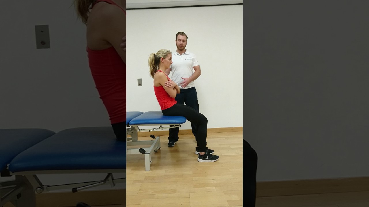 Seated pelvic tilt