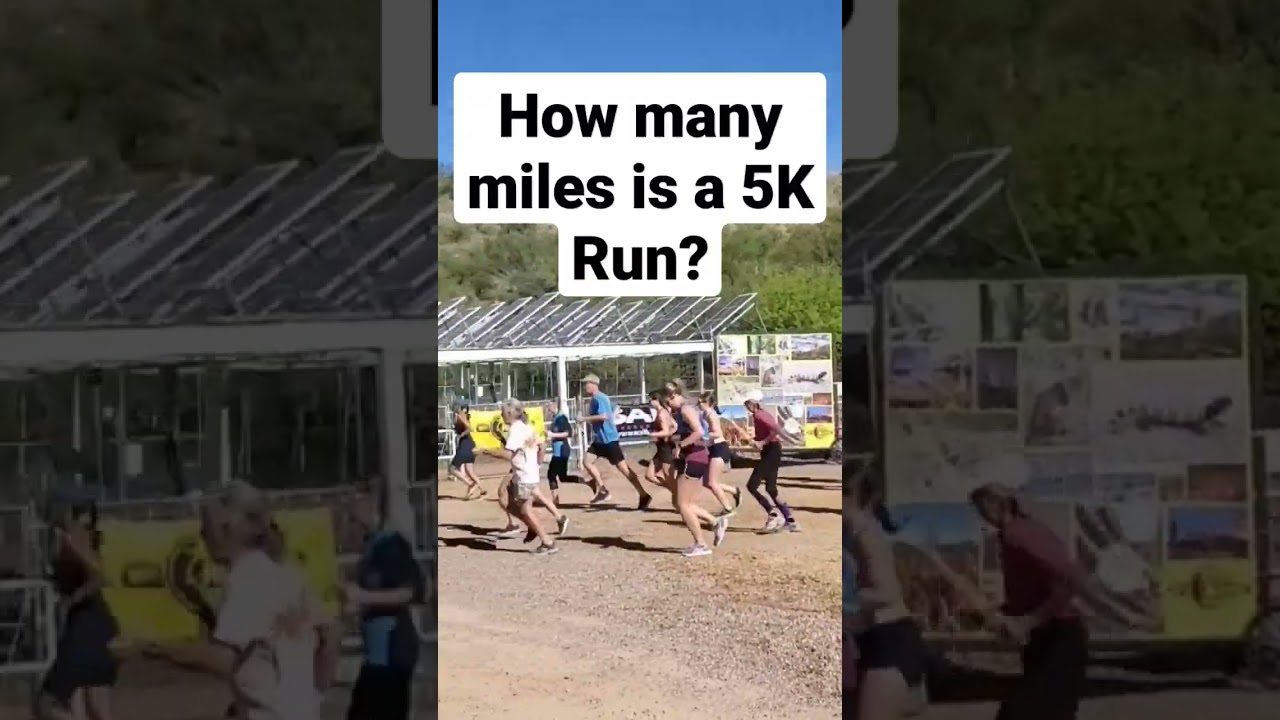 Wondering how long a 5k Run is in miles? #shorts #5k #thecurioussmith #justcurious