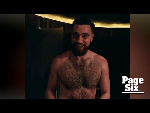 Travis Kelce sets pulses racing with resurfaced video of him wearing nothing but a towel