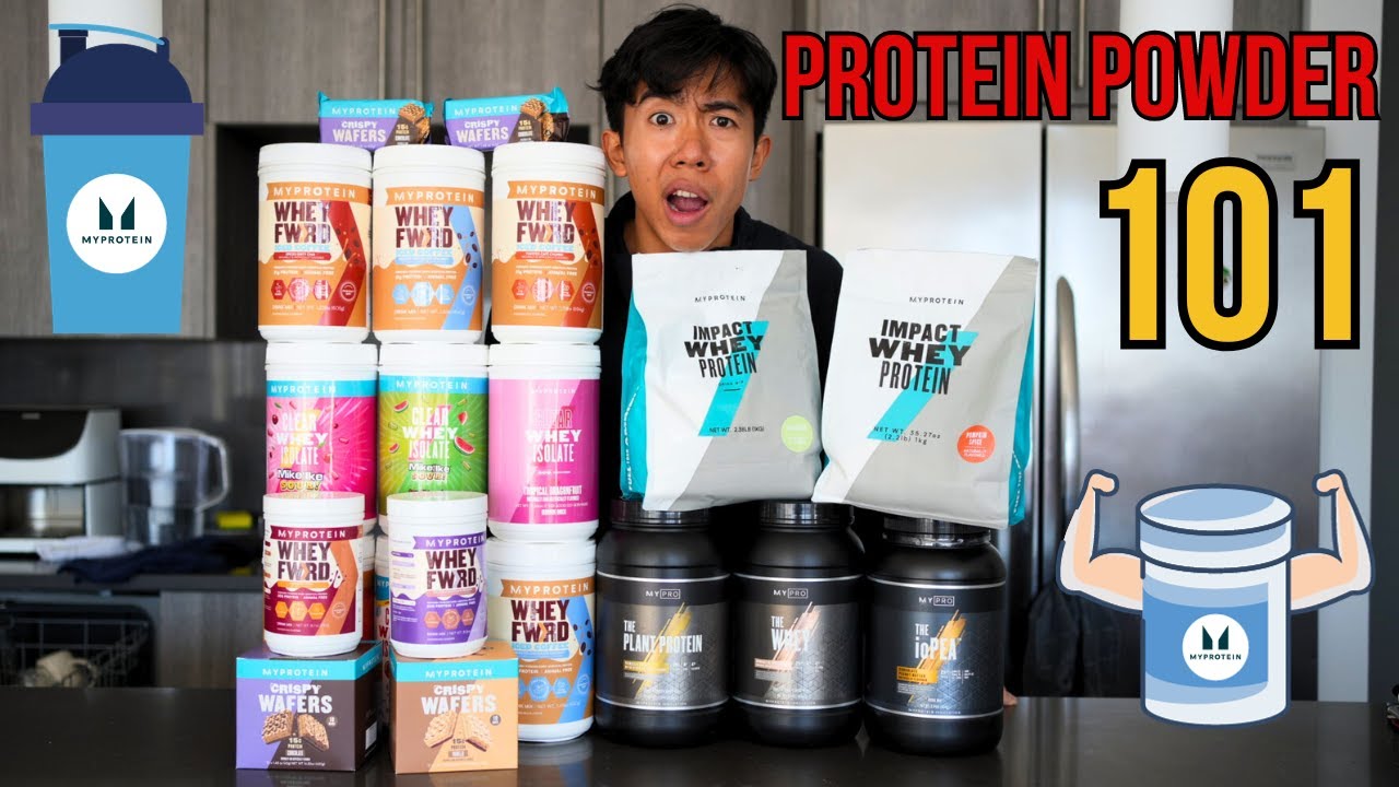 How to Pick the BEST Protein Powder | Comparing all Protein Powders from MyProtein