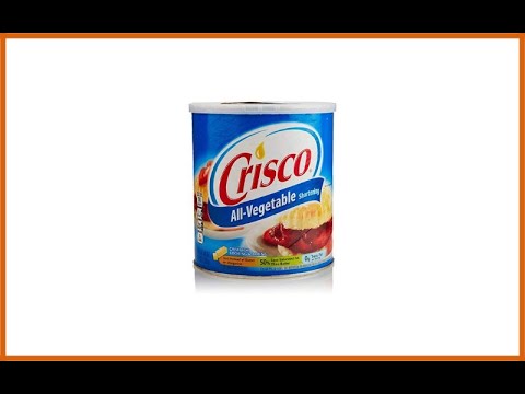 Crisco All Vegetable Shortening Review